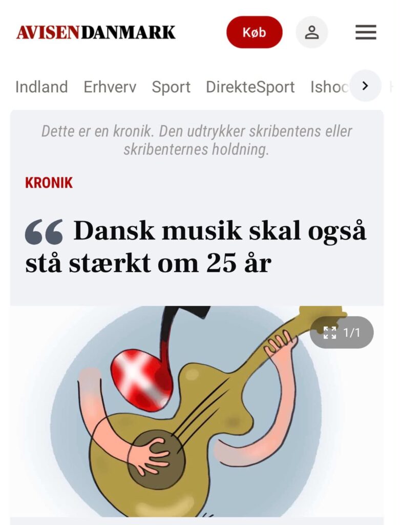 Kronik – Dansk musik skal også stå stærkt om 25 år